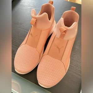 Puma Rebel Mid EP Pink / Salmon shoes / sneakers